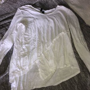 anthropologie asymmetrical long sleeve